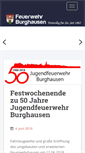 Mobile Screenshot of feuerwehr-burghausen.de